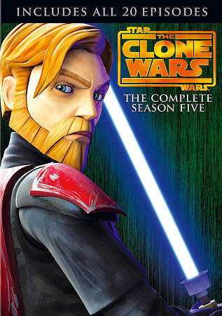 Star Wars: The Clone Wars - The Complete Season Five (DVD, 2013, 4-Disc Set) - Afbeelding 1 van 1