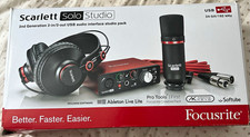 Focusrite Scarlett Solo Studio 2nd Gen Recording Package + On-Stage Pop Blocker