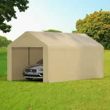 Carport 10x20 Heavy Duty Garage Outdoor Storage Shed Shelter Outdoor Car Canopy
