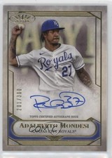 2021 Topps Tier One Talent 201/300 Adalberto Mondesi #T1TA-AM Auto 8k4