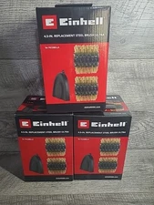 Lot Of 3 Surface Brush Einhell Picobella 4.5-in. Replacement Steel Brush Ultra