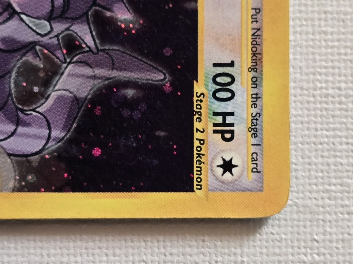 Pokémon TCG Crystal Nidoking 150/147 Aquapolis Holo Secret Rare