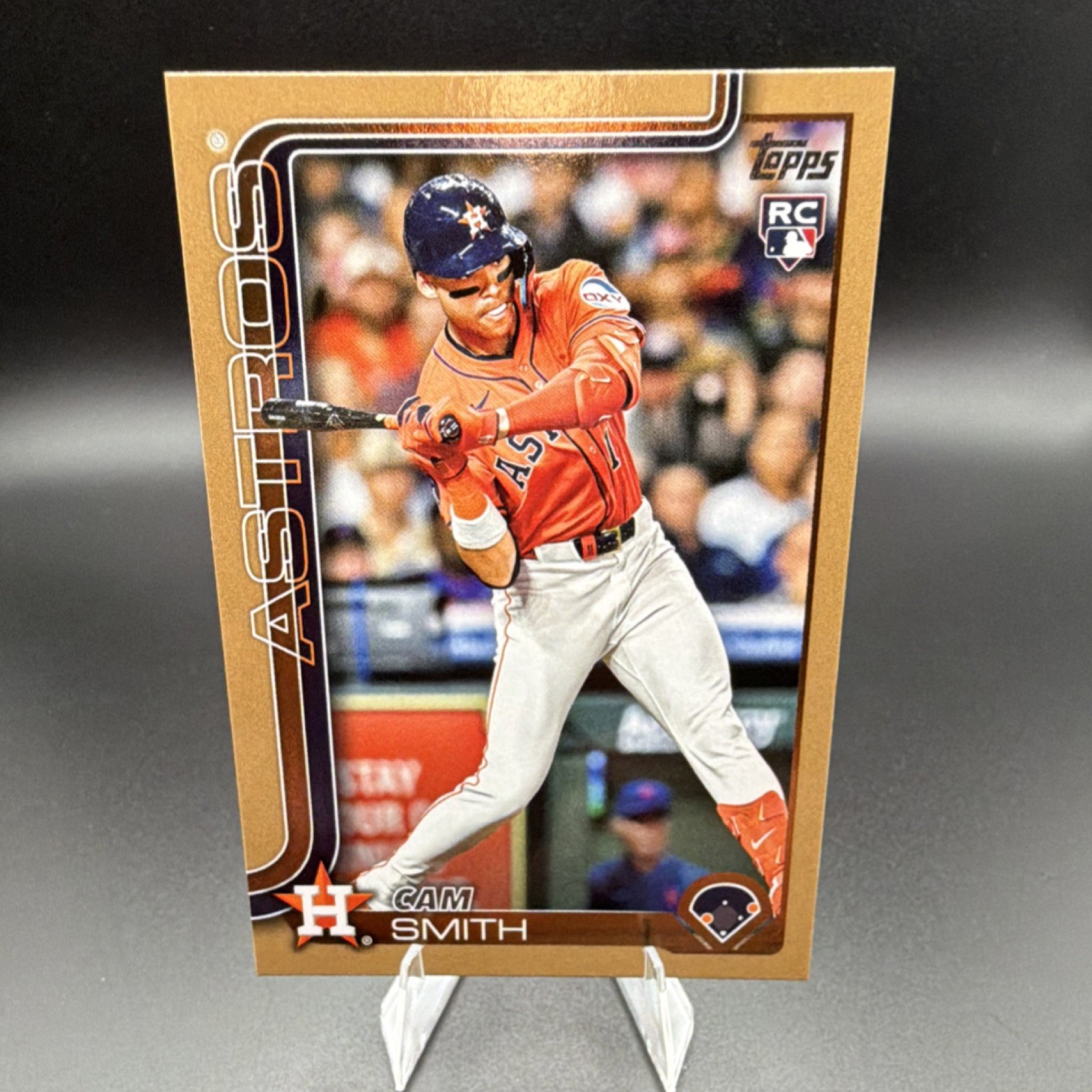 2025 Topps Update Series Cam Smith Gold Rookie #US298 /2025 Houston Astros