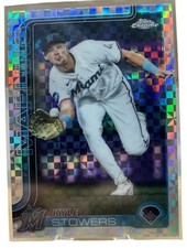 Topps Chrome Update Kyle Stowers X-Refractor Marlins 2025 NM