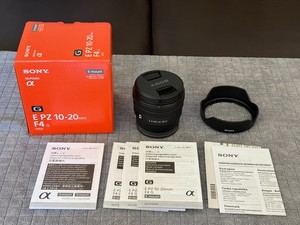 Sony E-Mount 10-20mm f/4 G E PZ Lens - 10-20 mm - SELP1020G - A1 Mint Condition