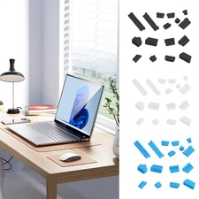 16PCS Universal Anti Dust Stopper Dust Plug For Laptop USB Port Protector Covers