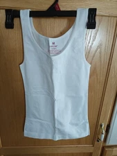 TD4- Shapermint Empetua All Day Every Day Tank Cami Layering White Sz Med 62008