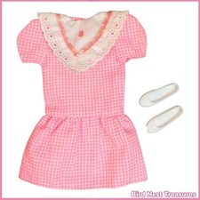 1985 Genuine Mattel Skipper 'SO ACTIVE FASHIONS' #2237, Pink Dress & Shoes - NM