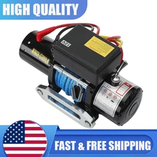 12000LBS Electric Winch 12V Synthetic Cable Truck Trailer Towing Off-Road 4WD US