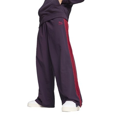 PUMA T7 Play Paris Track Pants Mens Purple Casual Athletic Bottoms 62672044