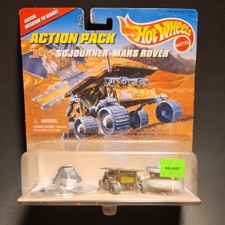 Hot Wheels Action Pack JPL Sojourner Mars Rover, Lander  Pathfinder NASA Space