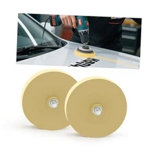  2PCS Car Decal Remover Eraser Wheel, 4 Inch Rubber Adhesive Tire Emblem 