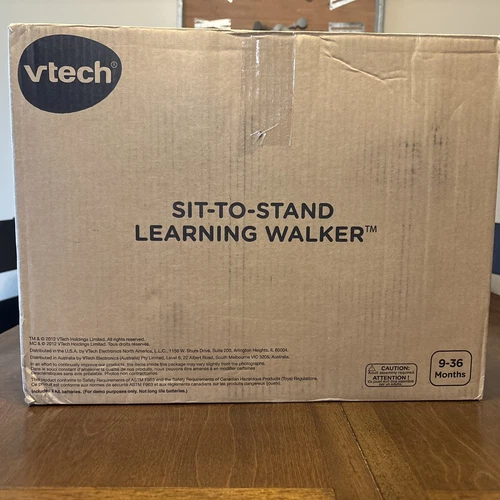 New In Box Vtech Sit-to-stand Learning Walker Toy Baby Toddler