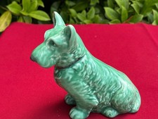SYLVAC GREEN DOG FIGURINE MODEL NO.1205 GOOD CONDITION