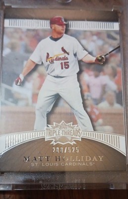 2010 Topps Triple Threads - Matt Holliday #103 Sepia /525