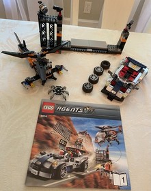 LEGO AGENTS Huge LOT 8630 8631 8632 8633 8634 8968 8969 8970 8971 Read Ad
