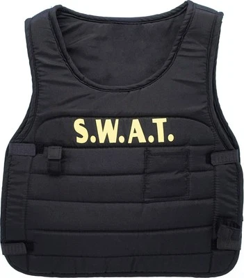 RUBIES SWAT POLIZEI KUGELSICHERE WESTE KINDER Karneval Fasching Polizist Agent Kostüm