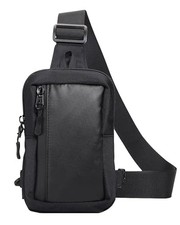 Mini Crossbody Bag Purse For Men, Slim Sling Bag Waterproof Chest Fanny Pack