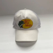 Bass Pro Shops Gone Fishing Snapback Trucker Hat - White