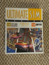 Maxis Ultimate Sim Series PC CD-ROM: SimCity 2000 SimCopter Streets Complete CIB