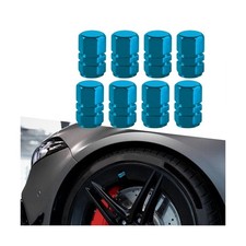 8PCS Car Tire Valve Stem Caps, Air Caps Cover, Aluminum Alloy Corrosion Resis...