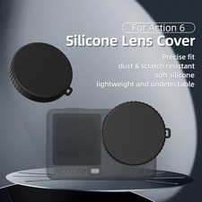 For DJI OSMO ACTION6 Camera Lens Caps Silicone Lens Cover Dustproof Anti-scratch
