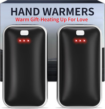 2 Pack Rechargeable Electric Hand Warmers   USB Pocket Heater Gift