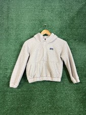 Patagonia Kids Los Gatos Hoody Oatmeal Size Medium Jacket Coat Half Zip