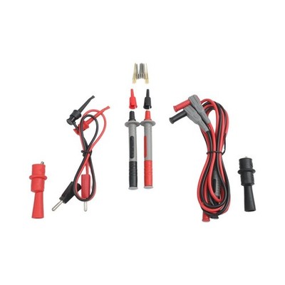 Multimeter Test Cable with Replaceable Probes and For ALLIGATOR Clip Feature