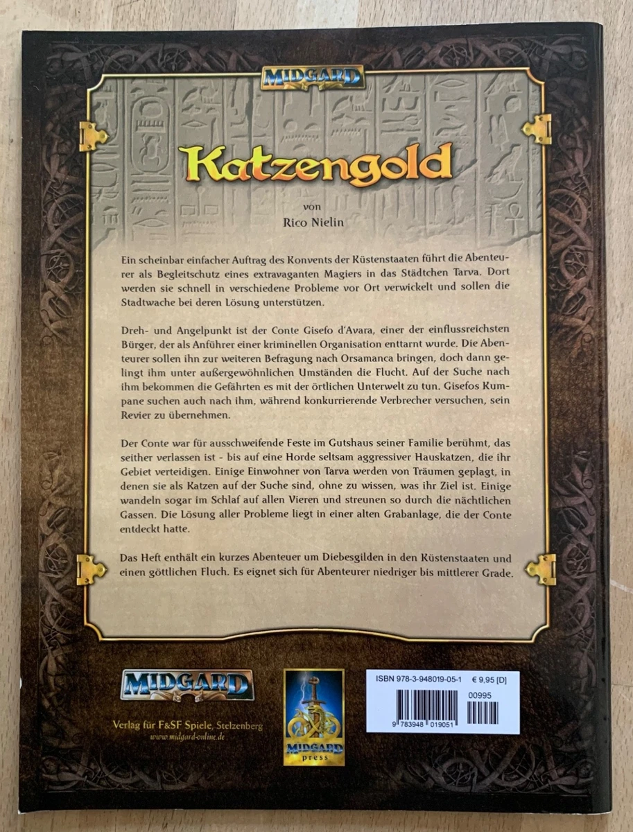 MIDGARD Katzengold (Abenteuer in den Küstenstaaten und Tarva)