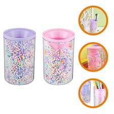  2 Pcs Stationery Holder Pencil Pot for Desk Multi Functional Creative Desktop