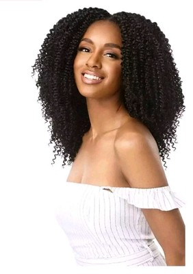 Outre große schöne Haar Clip-In Extensions - 4A versaut lockig 10'' UK kostenloser Versand