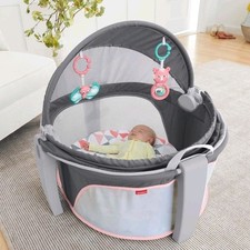 Fisher-Price On-The-Go Girl Baby Dome - Charcoal