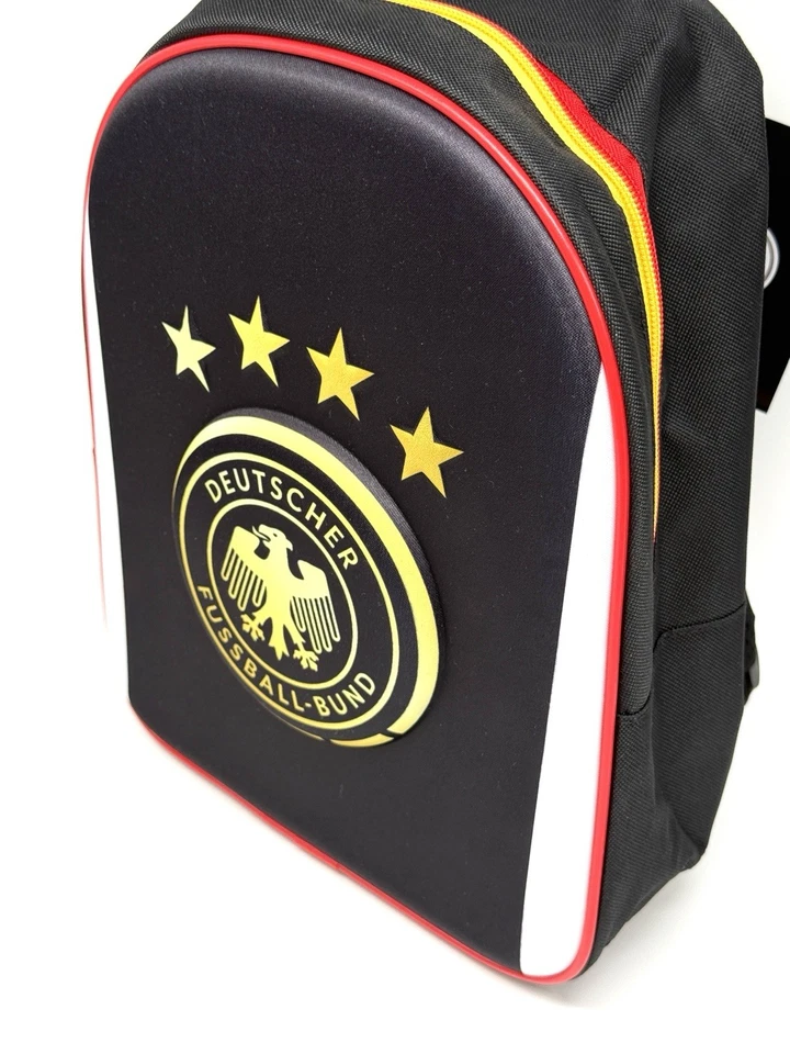 DFB Deutschland Fußball Kinderrucksack Kindergarten Rucksack schwarz 3D - Bild 4 von 4
