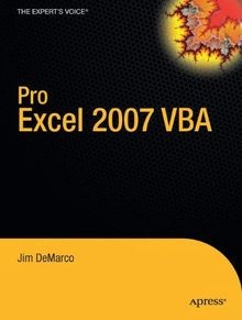 Pro Excel 2007 VBA: Learn to build hgh-performance appli... | Buch | Zustand gut