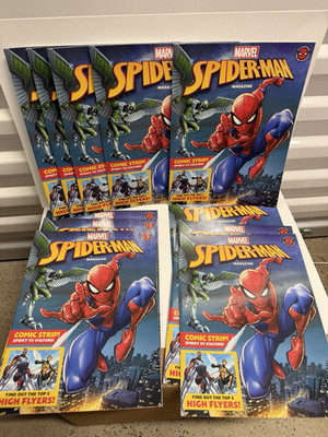 Marvel Spider-Man Magazine Non-Sport Trading Card Box Lot - 11 pack
