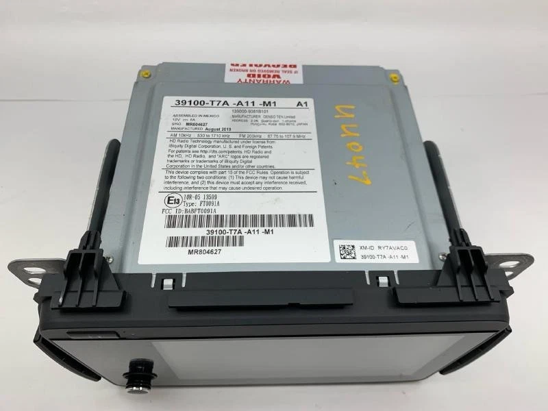 Honda HR-V EX 2019–2022 AM FM Radio Display Receiver OEM Factory US Market Foto 2 de 4