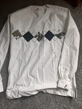 Traditional African Dashiki Shirt Embroidered  Size L