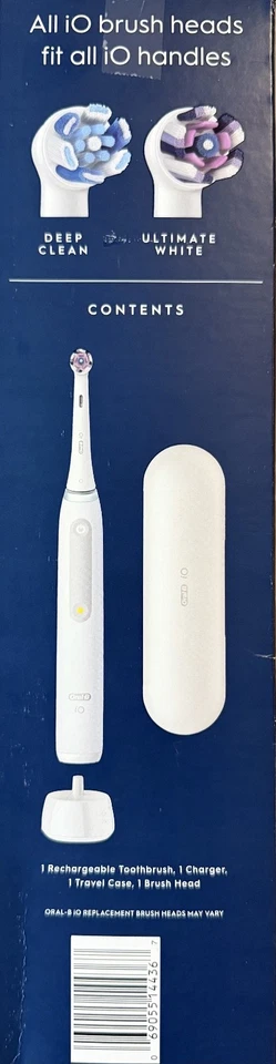 Oral-B iO Perfect Clean & Whiten Rechargeable Electric Toothbrush - Image 3 of 3