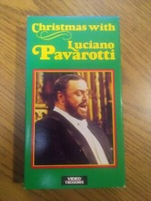 Christmas With Luciano Pavarotti VHS VCR Video Tape Movie