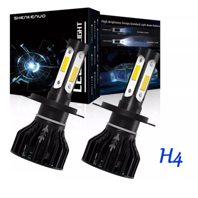 2PCS H4 LED Front Iris Kit High/Low Beam 6000K White for Ford Ranger 2006-2015