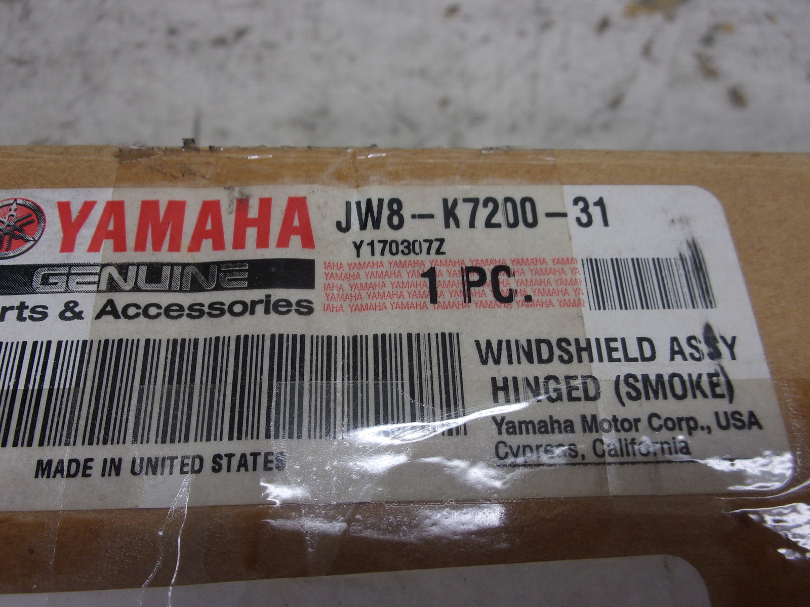 Yamaha Golf Cart 20132016 The Drive OEM New Folding Windscreen JW8