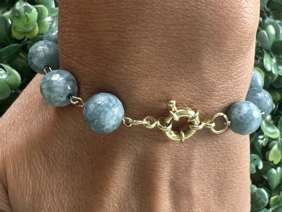 Pulsera De Agatha’s Con Broche Timón Hermosa  Foto 2 de 4