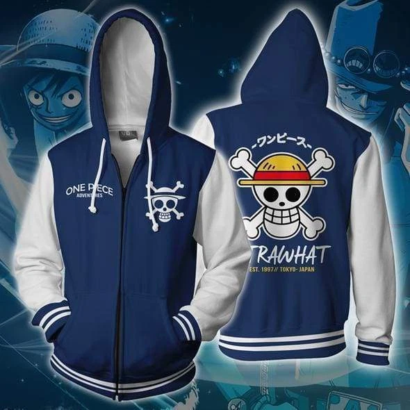 Anime zipper hotsell hoodie