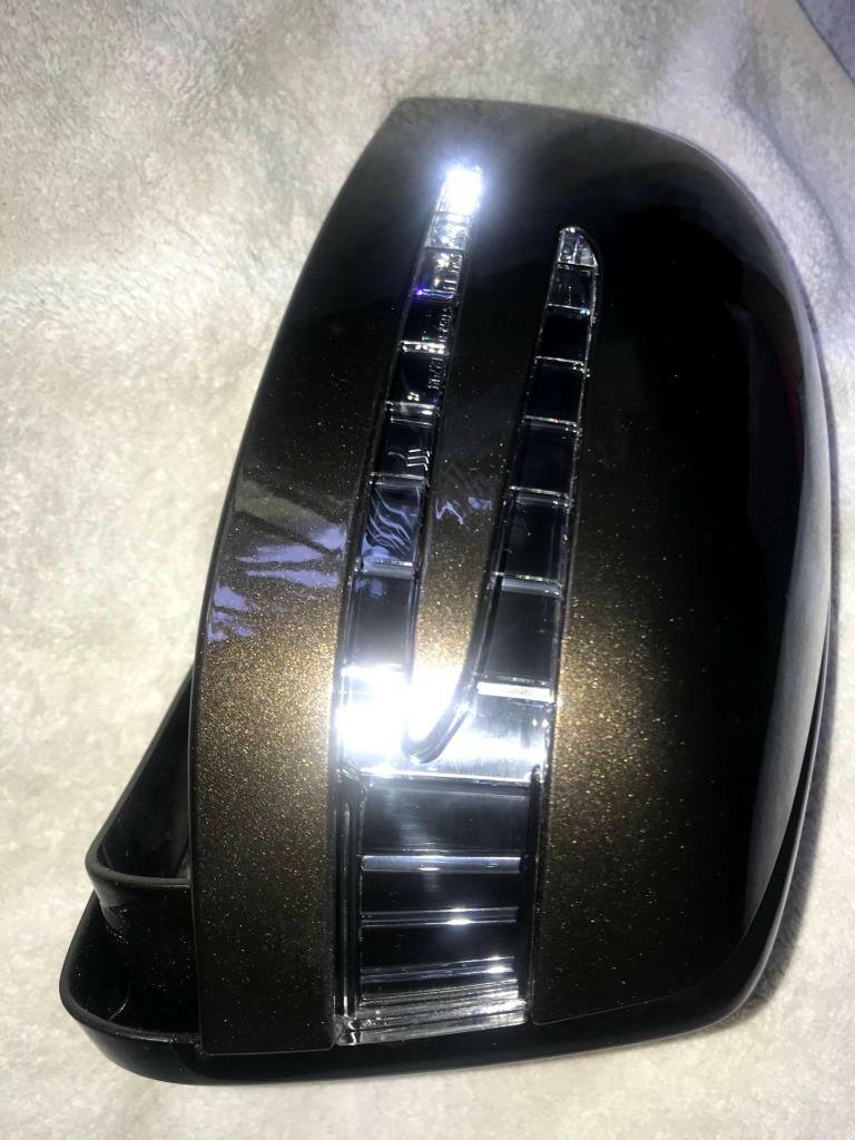 New OEM MERCEDES GLE ML Rear View Mirror Cover Left Brown  