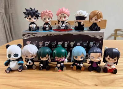 Official Jujutsu Kaisen Satoru Gojo Miwa Kasumi Pvc Figure Model W/original Box