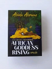 African Goddess Rising Oracle Cards Deck and Guidebook 44 Cards Abiola Abrams 