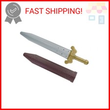 GiftExpress 19" Plastic Toy Roman Sword with Sheath for Pretend Play, Knight Cos