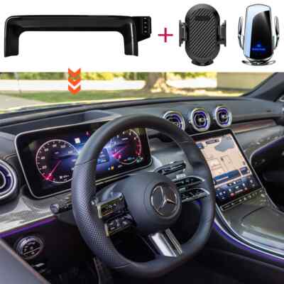 Car Phone Holder for Benz GLC 2023-24 X254 GPS Wireless