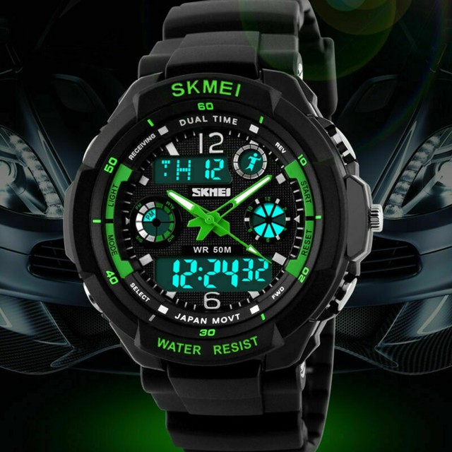 digital watch rubber band